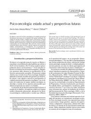 Psico-oncología: estado actual y perspectivas futuras