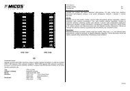 ORS 1/300 ORS 2/300 - MICOS, spol. s ro