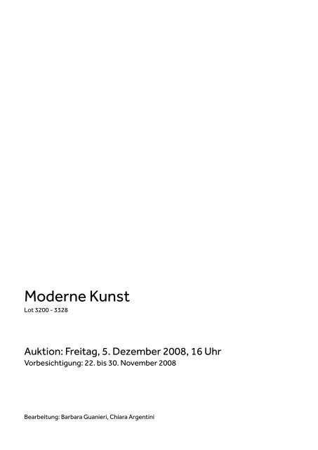 Moderne Kunst - Koller Auktionen