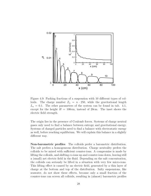 Sedimentation Equilibrium of Mixtures of Charged Colloids