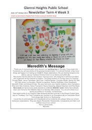 Meredith's Message - Glenroi Heights Public School