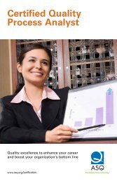 Recertification Journal/Application - ASQ