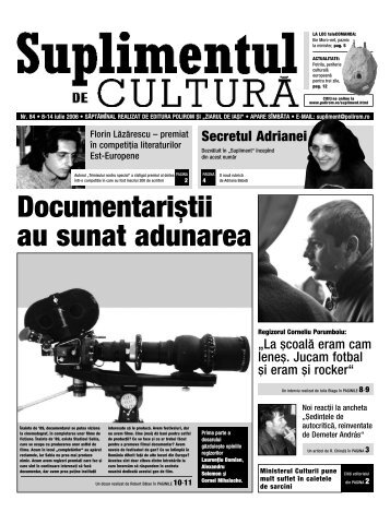 Descarca PDF - Suplimentul de Cultura