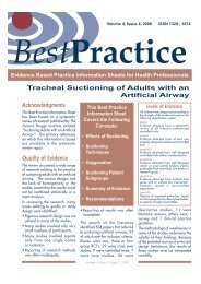 Tracheal Suctioning of Adults with an Artificial Airway ...