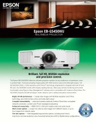 PDF Brochure - Epson