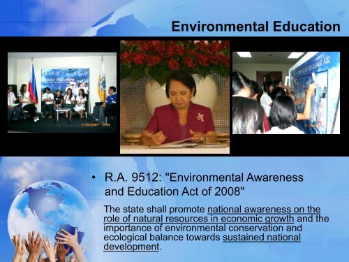 Environmental Situationer, DENR's Environmental Education ...