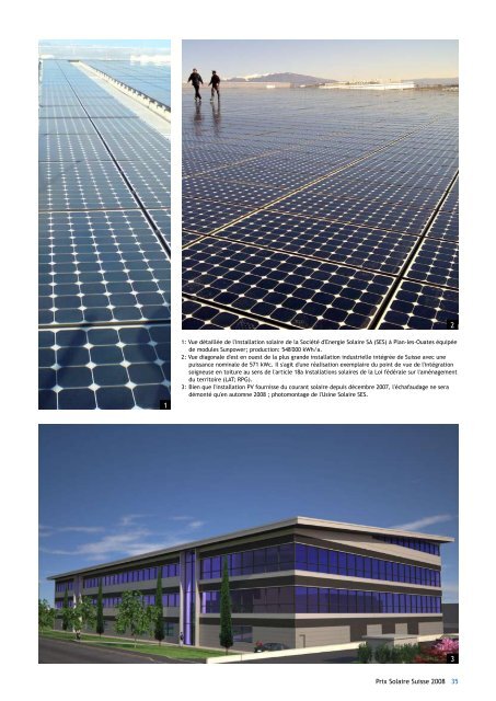 euroPäiScher SolarPreiS 18e Prix Solaire SuiSSe 18. Schweizer ...