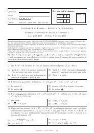 fac-simile quiz esame