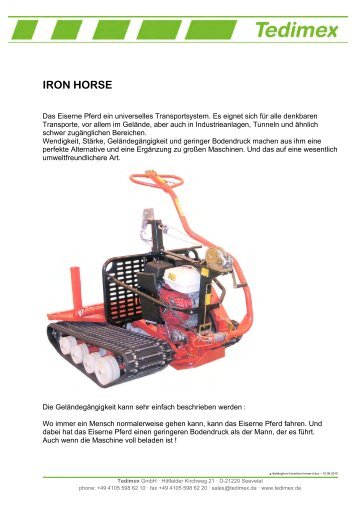 iron horse - Tedimex