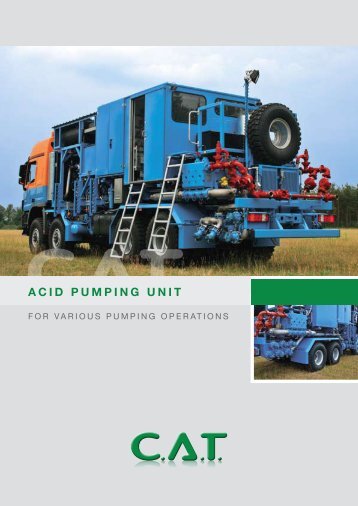Acid pumping unit - C.A.T. GmbH Consulting - Agency - Trade
