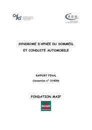 Rapport final - Fondation MAIF