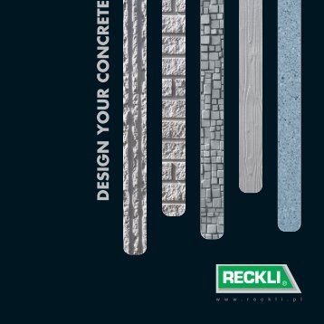 DESIGN YOUR CONCRETE - RECKLI GmbH: Home