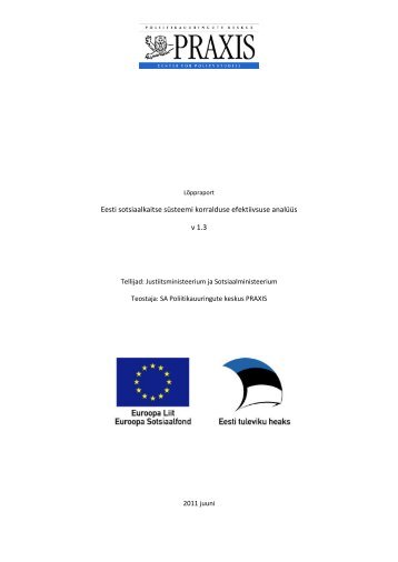 Eesti sotsiaalkaitse sÃ¼steemi korralduse efektiivsuse analÃ¼Ã¼s v 1.3