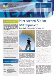 Newsletter 03 | 2010 - Graduiertenakademie - Leibniz UniversitÃ¤t ...