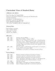 Curriculum Vitae of Manfred Husty - Workplace.cz