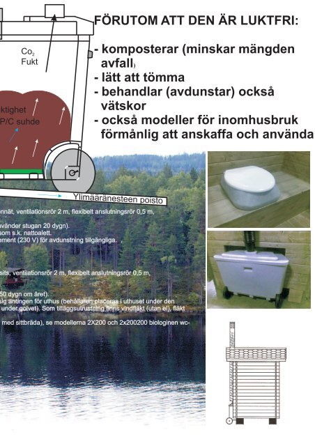 EV EKOTOALETTER, en luktfri, miljÃ¶vÃ¤nlig... EV EKOTOALETTER ...