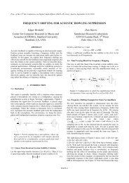 Frequency Shifting For Howling Suppression - DAFx-10