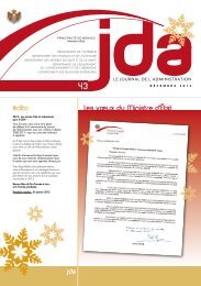 Journal de l'Administration nÂ°43 Format PDF, 5,01 Mo