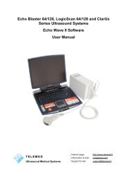 Echo Blaster 64/128, LogicScan 64/128 and ClarUs Series ...