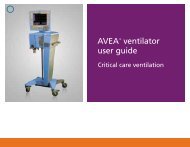 AVEA® ventilator user guide - Presearch