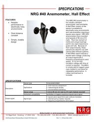 NRG Windspeed Anemometer