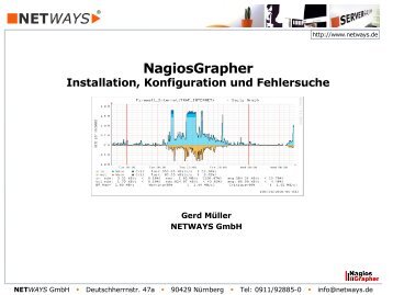 NagiosGrapher Installation, Konfiguration und Fehlersuche - netways