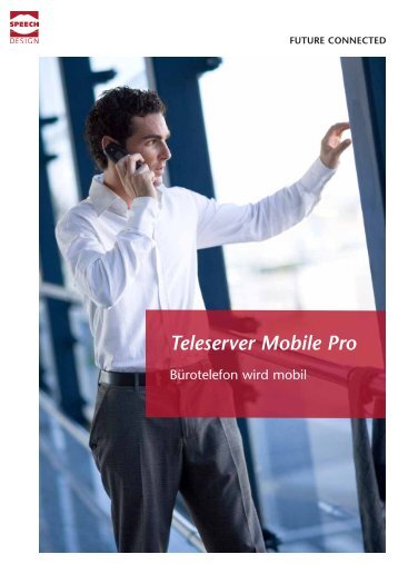 Prospekt Teleserver Mobile Pro - Speech Design