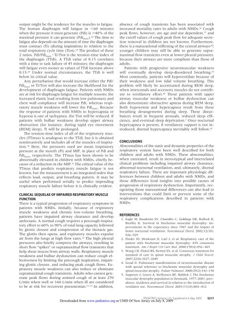 Pathophysiology of Respiratory Impairment - Cure CMD