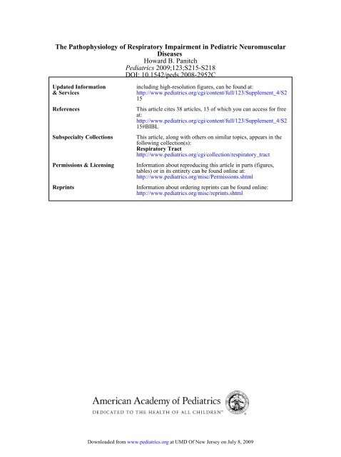 Pathophysiology of Respiratory Impairment - Cure CMD