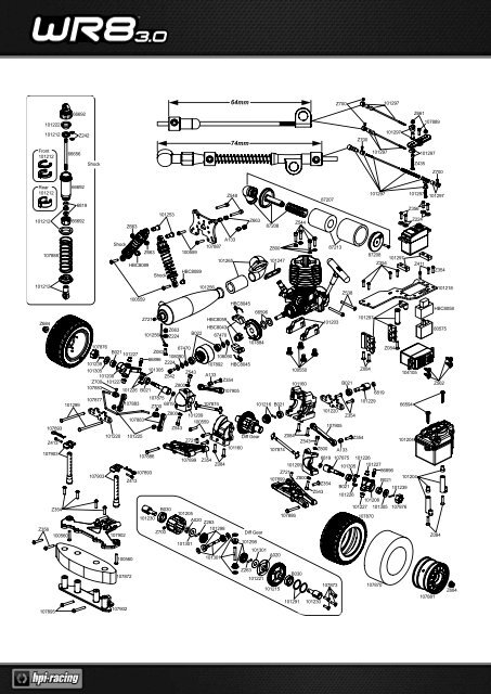 to download an exploded view of the Kit - HPI Racing