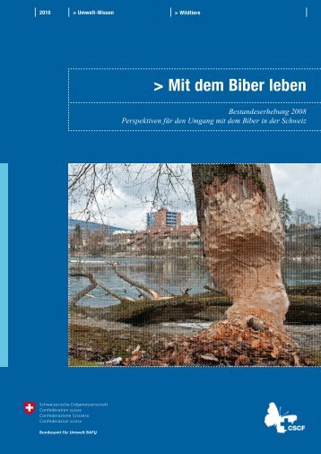 Mit dem Biber leben - Schweizer Informationssystem Biodiversität