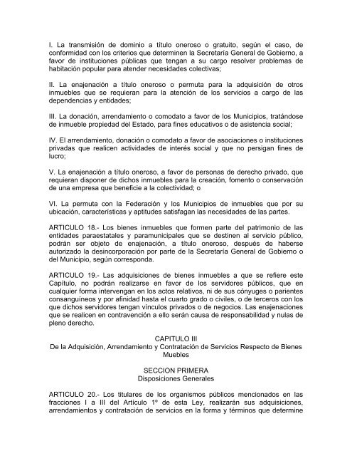 ley patrimonial del estado de aguascalientes - Gobierno de ...