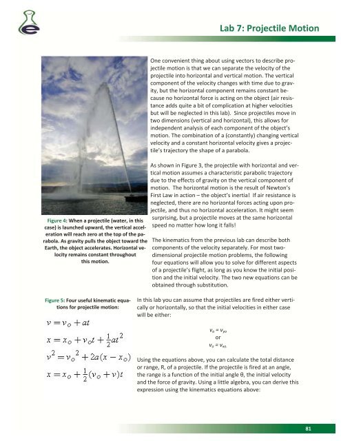 Lab 7: Projectile Motion