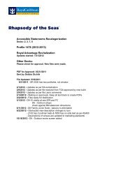 Rhapsody of the Seas® - VIEW SITE