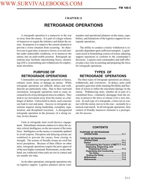 FM 100-5 Operations - Survival Ebooks Military Manuals Survival ...