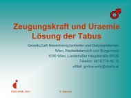 Zeugungskraft und Uraemie Lösung der Tabus - GND Gesellschaft ...