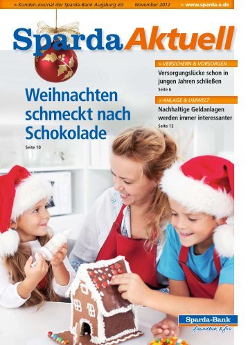 Ausgabe November 2012 - Sparda-Bank Augsburg eG