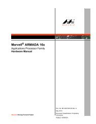 ARMADA 16x Hardware Manual - Marvell