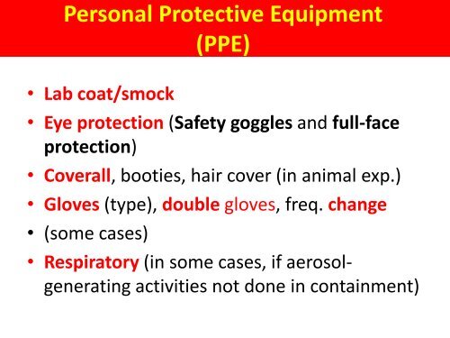 Basics of Biosafety in Biotech Labs