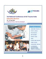 AO India Brochure - Orthopaedic Principles