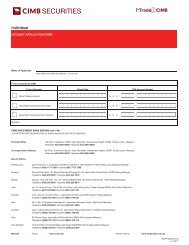 Individual Account Application Form (PDF) - i*Trade@CIMB MY