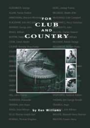 For Club and Country - Melbourne Cricket Club