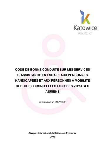 code de bonne conduite sur les services d`assistance en ... - Katowice