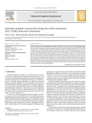 Hydrogen sulphide removal from biogas by zeolite ... - Mose