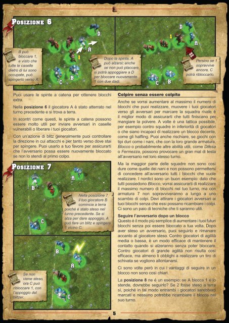 Blood Bowl - Guida dei blocchi - FX Interactive