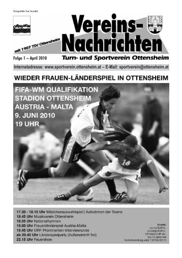 April 2010 - und Sportverein Ottensheim