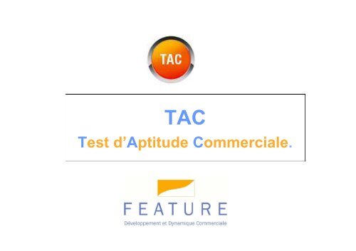 Feature DDC TAC Dossier d'informations