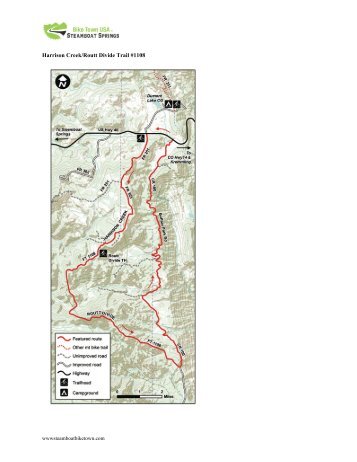 Harrison Creek/Routt Divide Trail #1108 - Steamboat Bike Town USA