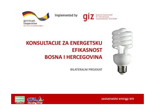 konsultacije za energetsku efikasnost bosna i hercegovina