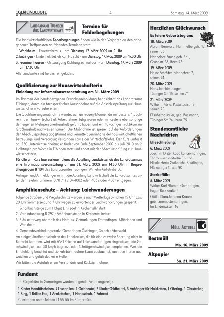 Gomaringen 14.03.09.pdf - Gomaringer Verlag